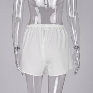 Quần short ngủ ren Satin lụa, phong cách cổ điển Y2K