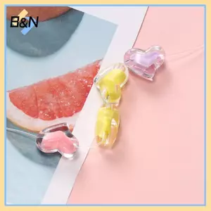 B & N Trái Tim Acrylic Hạt 174 Chiếc Hoa Tròn Miếng Đệm Rời Hạt Cho DIY Trang Sức Thủ Công Handmade Vòng Tay Nelace Đồ Dùng Nghệ Thuật.