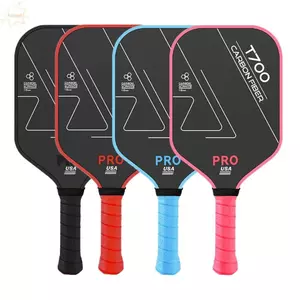 AWNGD 1 Vợt Pickleball, Mái Chèo Pickleball bằng sợi Carbon T700, Bề Mặt Mờ Chống Trơn Trượt Tay Cầm USAPA Được phê duyệt Bóng Pickle Paddle