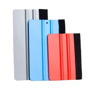 Quảng cáo Dính Phim Cạo Xe Làm Đẹp Thay Đổi Ruy Băng Sang Trọng Cạp Gói Quảng Cáo Ảnh Xe Miếng Dán Scraper