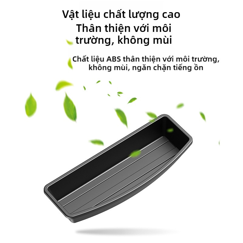 SEAMETAL Hộp đựng đồ dưới ghế xe ô tô ABS cứng chống trượt lắp đặt dễ dàng giữ xe ngăn nắp