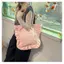 Springevenstar Thanh Lịch Vintage Nữ Du Lịch Túi Tote Dung Tích Lớn Có Thể Gập Lại Nhẹ Túi Xách Đeo Vai Kỳ Nghỉ Công Sở Springevenstar