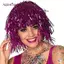 AqToCna Lá Tinsel Tóc Giả Trang Phục Cosplay Ngộ nghĩnh Sáng Bóng Mũ Kim Loại Phụ Kiện Tóc Cho Đảng Carnival Hóa Trang Tóc Giả AqToCna
