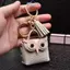 E-WOITD Túi đựng chìa khóa dễ thương Cú Ví đựng tiền xu Túi đi học Mini Móc chìa khóa ô tô Mặt dây chuyền Ví nữ Da Ví đựng tiền xu Ví đựng tiền xu Móc khóa E-WOITD