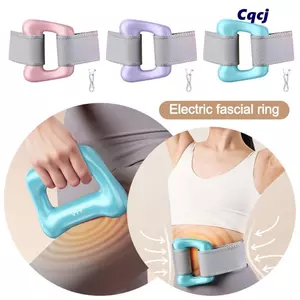 Máy mát xa bụng CQCJ, Toàn thân có đai điện Fascia Ring, Dây massage xoay rảnh tay sạc USB cho dụng cụ massage cơ thể