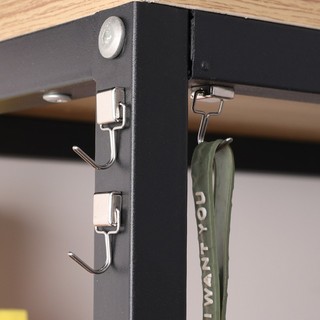 180° Móc xoay từ tính - Móc nam châm Neodymium mạnh mẽ cho tủ lạnh - Móc treo tường gia đình - Không cần đinh, tiết kiệm không gian