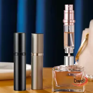 DWEL 5ml Hộp Đựng Chất Lỏng Nhôm Cho Mỹ Phẩm Chai Rỗng Đổ Lại