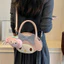 SQ11 2026 Phong Cách Nhật Bản Sanrio My Melody Túi Đeo Vai Thời Trang PU Đa Năng Đi Lại Túi Xách