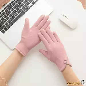 Găng tay thời tiết lạnh GIÁ RẺ, Găng tay nhung thời trang mùa đông của Đức, Găng tay giữ nhiệt nữ chạy bộ đi xe đạp ngoài trời