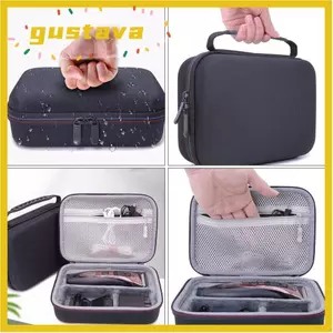 Túi lưu trữ kẹp tóc GUSTAVA, Túi đựng bộ dụng cụ cắt tóc EVA chống thấm nước, Hộp đựng máy cạo râu chống sốc nhiều ngăn di động