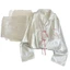 Thực Thể Lô Thứ Hai Nguồn Đồ Ngủ Nữ Xuân Thu Ve Áo Cardigan Dài Tay Quần Dài Lụa Băng Tuyết Bộ Đồ Mặc Nhà Phòng Điều Hòa