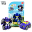 Robot ô tô biến dạng Mini Mô hình xe tải quán tính Đồ chơi trẻ em tương tác
