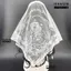 Khăn Ren IFANIN, Thêu Màu Trơn Foulard Bandana, Mỏng Rỗng Khăn Đầu Cho Nữ