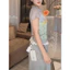 Milyfashion Dễ Thương Chấm Bi Thỏ In Hình Nóng Kim Cương Áo Thun Xù Kích Thước Lớn Tay Ngắn Ngắn Top PU7A