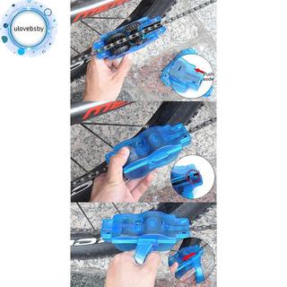 Ulovebsby Chain Cleaner Làm sạch xe đạp 3D Chain Brush Wash Tool Set MTB Bảo vệ xe đạp Dây chuyền xe đạp dầu cho phụ kiện đi xe đạp leo núi VN