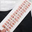 Móng Tay Có Thể Đeo Móng Tay Giả Pre-Nail Mong Muốn Mặc Đẹp Nguyên Chất Miếng Dán Mắt Mèo Handmade Nơ Phong Cách Đỏ Khỏa Thân Màu Hồng Móng Tay