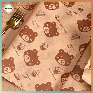 SAFENH 100 Chiếc Giấy Gói Bánh Sandwich Chịu Dầu Cấp Thực Phẩm Cho Bánh Mì Khoai Tây Chiên Nướng VN