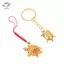 HFTOY 1 Mặt dây chuyền rùa vàng phong thủy 3cm Rùa vàng tốt lành Luy Móc khóa đồ trang trí quyến rũ Quà tặng Trang trí văn phòng ô tô tại nhà ~