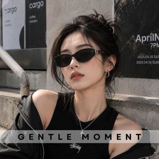 Kính râm mắt mèo chống tia UV GENTLE MOMENT kính mát thời trang nam nữ phong cách sang trọng chống nắng GMT601