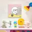 Ins Style Dễ Thương Bichon Frise Không Khung Vải Chống Thấm Nước Poster, Phim Hoạt Hình Cho Chó Nghệ Thuật Treo Tường Cho Phòng Ngủ Phòng Ăn Trang Trí Cửa Hàng Thú Cưng