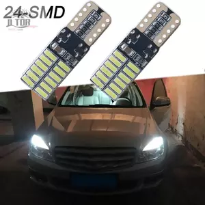 Đèn LED Đèn 50 T10 Bóng Đèn LED DC 12V Lông Mày 6000K Thay Thế Xenon