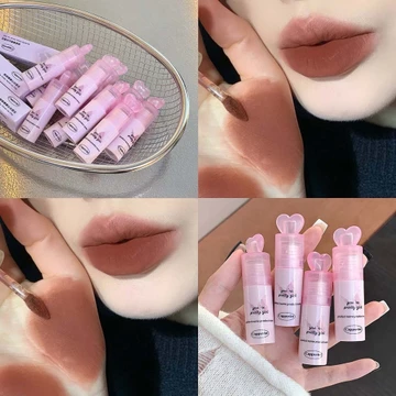 Cappuvini Bướm Sáp Nhung Môi Bùn Mờ Trơn Mặt Son Bóng Nhung Làm Trắng Môi Giá Rẻ Son Bóng