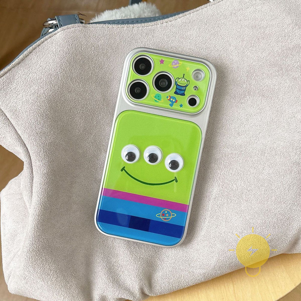 Phone Case For iPhone 17 Pro Max 16 15 14 TPU 3D Three-eyed Man Three-eyed Man Aesthetic Korean Cute