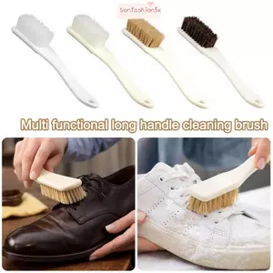 Bàn chải giày ITRUMPET, Tay cầm dài Bàn chải làm sạch nội thất ô tô, Dụng cụ làm sạch tóc Boar tự nhiên di động Lông mềm Chi tiết ô tô