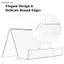 Giá đỡ danh thiếp bằng Acrylic trong suốt để bàn Hộp đựng danh thiếp để bàn Hộp đựng đồ trưng bày Đồ dùng văn phòng nhà hàng [VN]