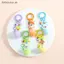 # HB # Creative Hairball Điện thoại di động Mặt dây chuyền đính cườm Diy Handmade Hairball Móc khóa Túi mặt dây chuyền hạt dễ thương Trang trí mặt dây chuyền.