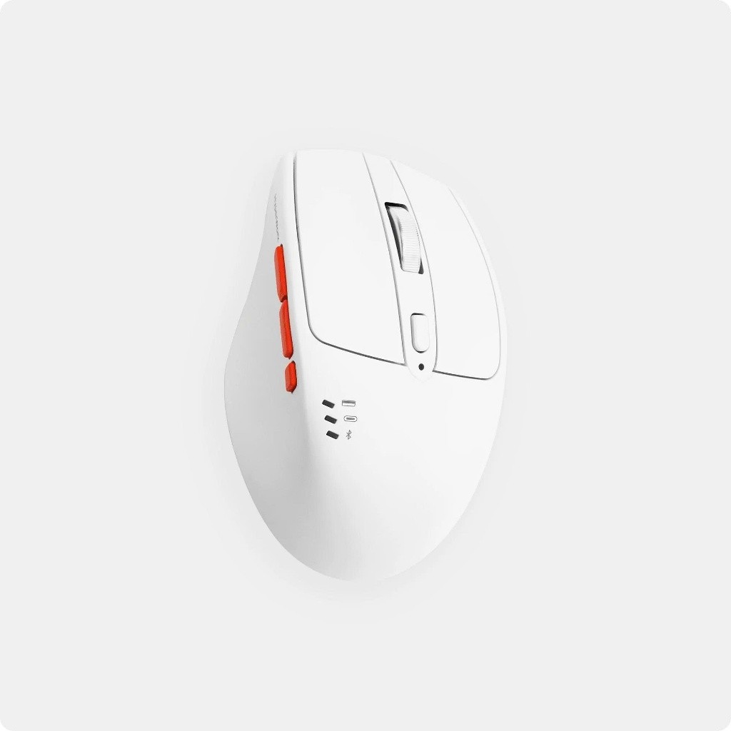 Chuột không dây HyperWork Silentium MS01 Đen/ Trắng - Bảo hành chính hãng 12 tháng
