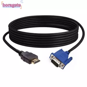 BORAGETE 1-5m Nam Đến Nam Chất Lượng Hàng Đầu 1080P Đầu Nối Video AV Adapter Dây Cho PC HDTV