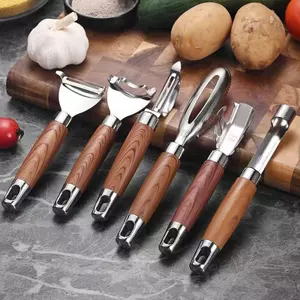 Thép không gỉ 304 Lột Ngô Máy bào vảy cá Máy bào Descaler Khay nâng lõi Loại bỏ tiện ích nhà bếp Bộ IOLK