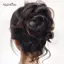 AqToCna Tổng Hợp Xoăn Bun Xộn Móng Vuốt Chignon Kẹp Tóc Co Giãn Scrunchies Hairpieces Donut Updo Tóc Miếng Dành Cho Nữ AqToCna