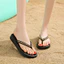 Flip-Flops Nữ Mùa Hè Mặc Ngoài Thời Trang Phù Hợp Với Giày Lật Dây Xích Phẳng Đi Biển Dép YF4S