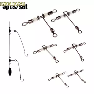 5 Cái / lốc 3 Chiều Kết Nối Trident Đồng Thùng Khăn Lau Vòng Bi Chữ Thập Dạ Quang