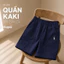 Quần Short Cho Bé Quần Kaki Bé Trai, Bé Gái Lưng Thun Chất Kaki Mềm Mịn LUXURY Nuggap