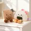 Thực Phẩm Sang Trọng Tủ Lạnh Nam Châm Lông Tơ Bánh Quy Bánh Bao Cơm Bóng Bánh Donut Búp Bê Dễ Thương Từ Tính Thu Hút Đồ Chơi Trẻ Em Quà Tặng saixit2vn