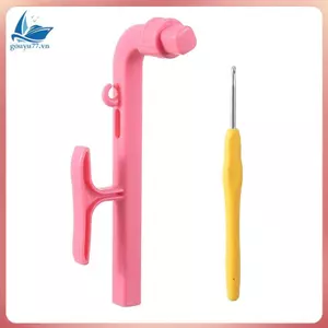 Bộ điều chỉnh độ căng sợi và hướng dẫn dành cho người trợ giúp móc cho người mới bắt đầu, Công cụ vòng ma thuật, dành cho người móc & người chắp vá A