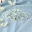 Mũ lưỡi trai giả màu xanh lá cây đính cườm cho nữ Hanfu Phụ kiện tóc truyền thống có thể điều chỉnh Chụp ảnh sân khấu thanh lịch
