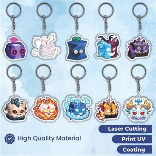 Gantungan Kunci ROMBLOX Blox Fruits Akrilik 4-6cm Full Color - Akrylic Keychain - Ganci