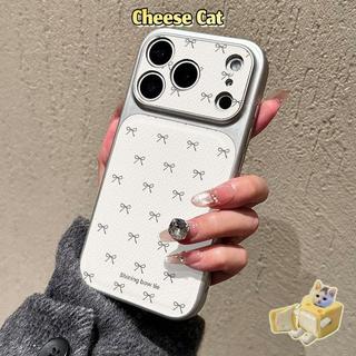 Ốp lưng bảo vệ toàn màn hình nơ iPhone cho iPhone 15 13 12 11 14 Plus 16 17 Pro Max XR Xs Max