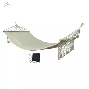 Jfory Treo Võng Ngoài Trời Sân Vườn Chịu Lực Chất Liệu Vải Võng Có Khung Gỗ Để Cắm Trại Nhà Hoặc Sân Sử Dụng