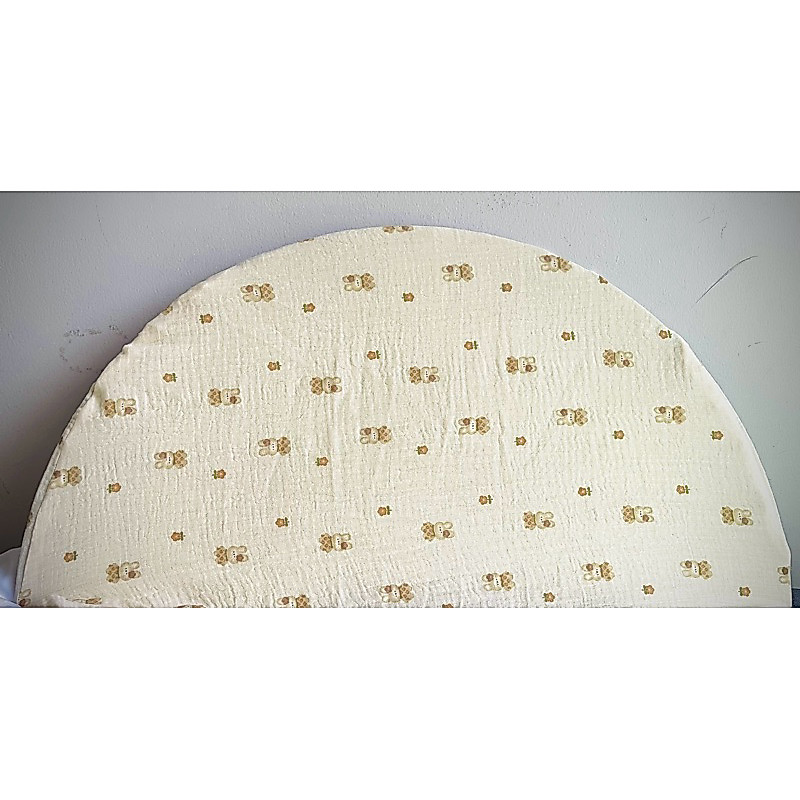 [CÒ BABY]Ga bọc đệm cũi Oval KT68x123cm cho bé