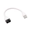 Btsg 20cm USB A đến 9 Pin Cáp Trắng Tay Bên Trong Dây Cho Máy Tính Để Bàn Kết Nối USB Đầu Ngắn Định Tuyến an