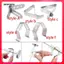 Kẹp giữ đầu dò nướng kẹp nhiệt kế đầu dò bằng thép không gỉ đa năng,