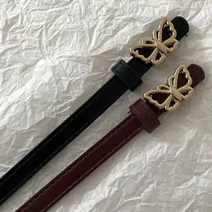 Retro Bướm Thắt Lưng Nhỏ Nữ Mỏng Trang Trí Áo Len Có Đầm Phù Hợp Với Quần Jean Thắt Lưng Thu hẹp 6.24