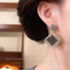 2026 Phong Cách Mới Cao Cấp Niche Thời Trang Bông Tai Retro Kim Cương Zircon Bông Tai Nữ