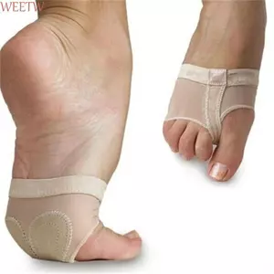 WEETW Nửa Giày Pad Bé Gái Nữ Thể Dục Phụ Kiện S-XL Bụng Ballet Mềm Nửa Giày Ngón Chân Pad