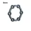 Vòng đệm xe đạp leo núi PYCOU MTB, Bộ chuyển đổi trung tâm phanh đĩa tăng cường màu đen 44mm, Má phanh 6 lỗ 60x60x6mm